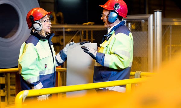 Outokumpu people in our Tornio mill