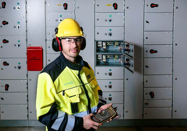 Electrician – Outokumpu employee.