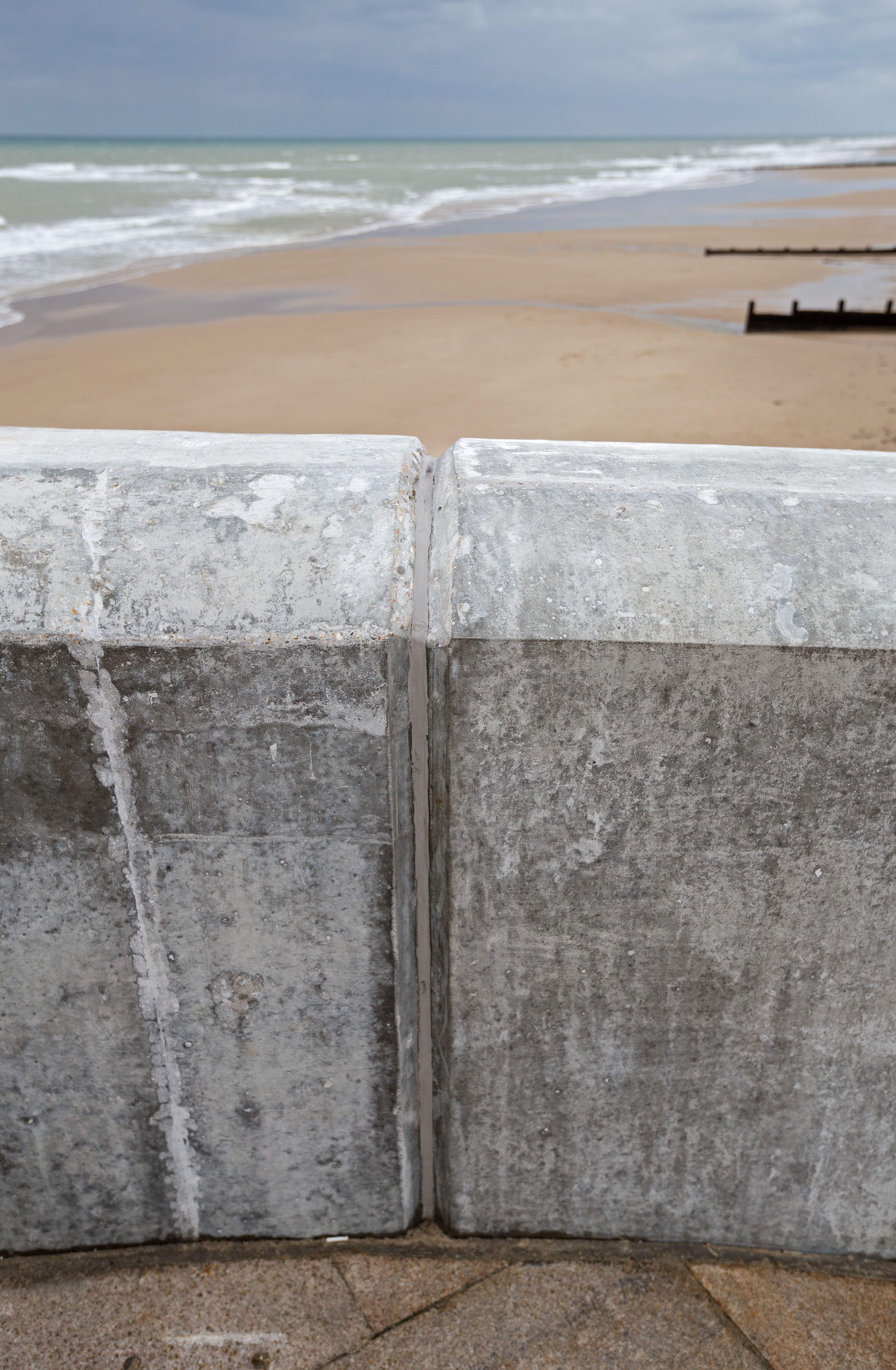 Cromer Sea Wall reinforcing bar