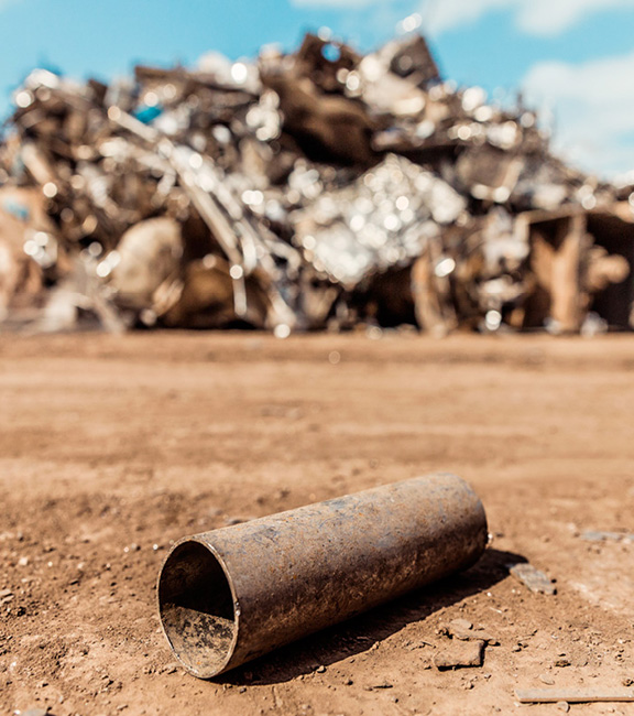 Recycled steel used in production of semi-finished stainless steel long products at SMACC in Sheffield, UK