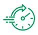 Faster icon green