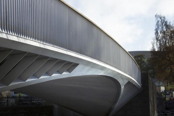 Pooley Bridge in UK made of Outokumpu stainless steel