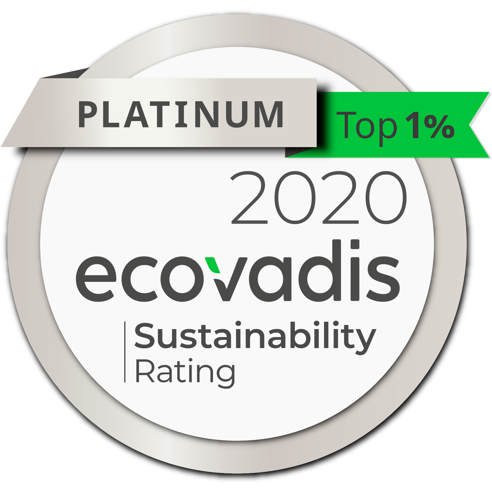 EcoVadis Platinum -mitali